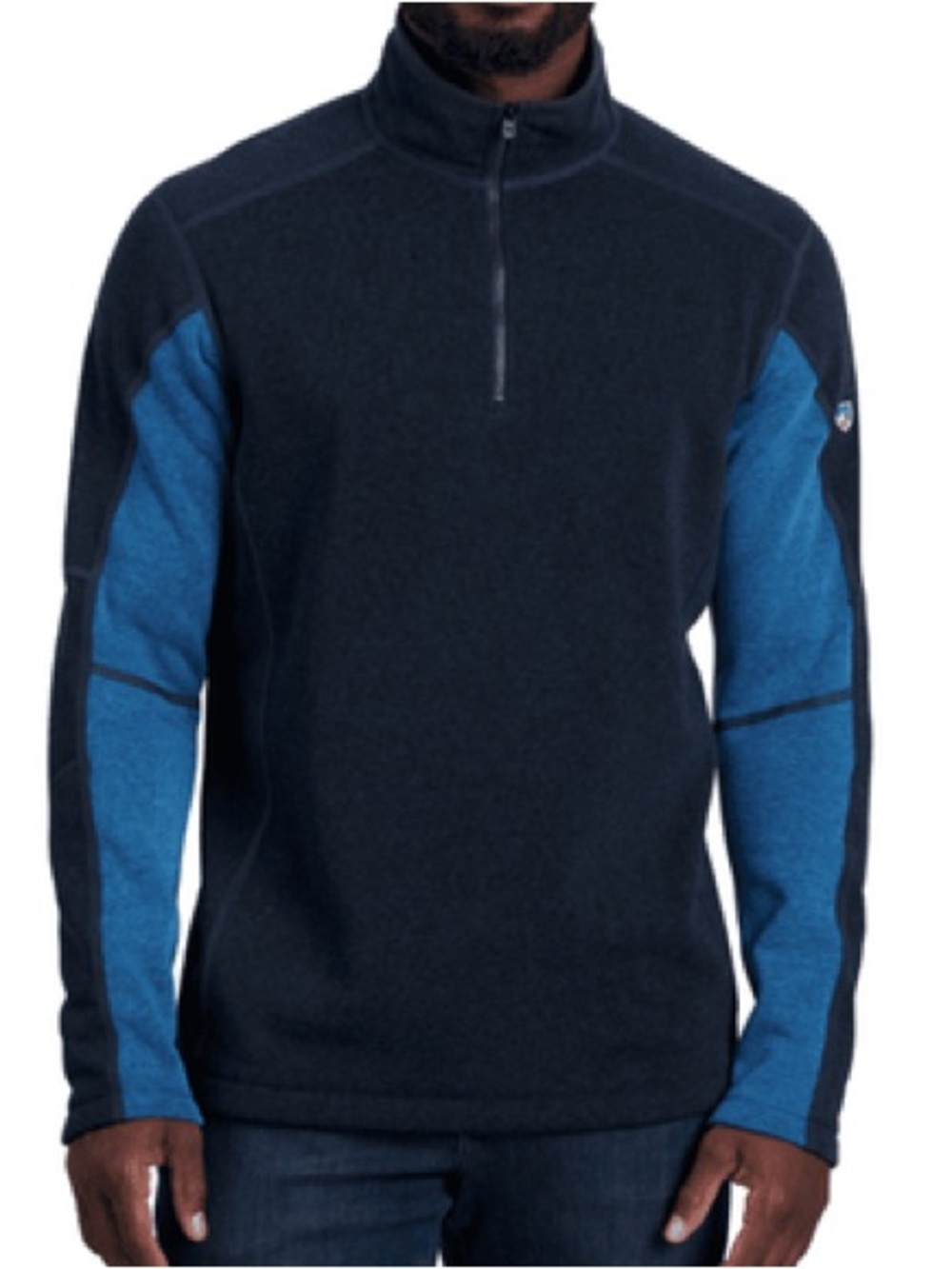 Kuhl Revel 1/4 Zip Mutiny Blue Kuhl Blue Size Medium